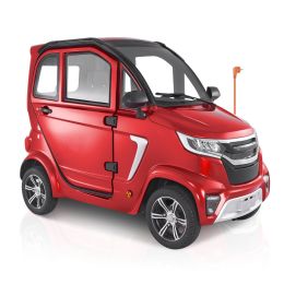 4-Wheel Enclosed Mobility Scooter for Seniors Adults, 660lbs Capacity, 3-Seater 2000W Electric Recreational Mobility Scooter 45 Miles Long Range