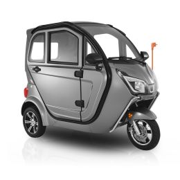 3-Wheel Enclosed Mobility Scooter for Seniors Adults, 650lbs Capacity, 3-Seater 1500W Electric Recreational Mobility Scooter 37 Miles Long Range