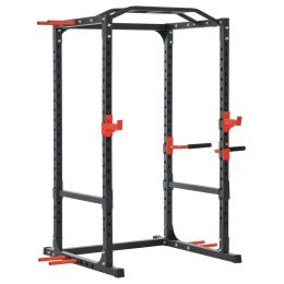 Adjustable Power Tower Dip Station Pull Up Bar Squat Rack Power Cage At Home Workout Equipment, Upper Body Strength Training Equipment