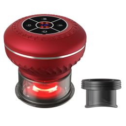 Cupping Therapy Massager With Red Light Heat Therapy 16Level Temperature Suction Cellulite Remover Massager Vacuum Therapy Machine Portable Cuppi