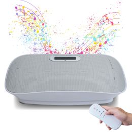 Full Body Vibration Platform Crazy Fitness Massage 10-Frequency Weight Loss & Fat Burner Shaking Machine For Unisex Grey 034