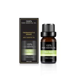 Organic Essential Oils Set Top Sale  Natural Therapeutic Grade Aromatherapy Oil Gift Kit For Diffuser (Option: Tea tree oil)