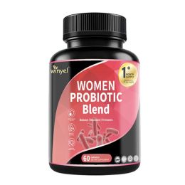 Women's Probiotics For Women PH Balance With Prebiotics, Lactobacillus Probiotic Blend And Herb Blend - Women's Health Supplement, 60 Count (Option: 1 PCS)