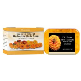 OceAura Orange Peel Moisturizing Shower Soap Gently Cleanses Body Skin And Improves Skin Hydration (Option: 90g-141.1g-3.03*2.36*0.98inch)