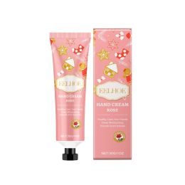EELHOE Rose Moisturizing Hand Cream, Plant Essence Hand Cream, Autumn And Winter Moisturizing And Hydrating Hand And Foot Care Cream (Option: 30g-41.6g-4.41*1.18*1.18inch)