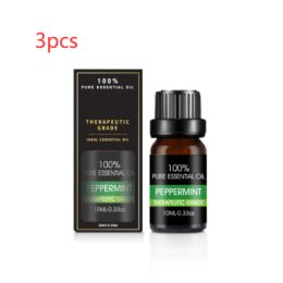 Organic Essential Oils Set Top Sale  Natural Therapeutic Grade Aromatherapy Oil Gift Kit For Diffuser (Option: Peppermint essential oil3pcs)