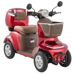 Heavy Duty 4-Wheel Mobility Scooters for Seniors & Adults, 500lbs Capacity, 21.5 Miles 3-Speed Long Range (Default: Default)