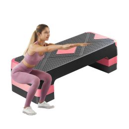 Aerobic Exercise Step Platform for Home Gym (Color: Red, Type: Fitness Supplies)