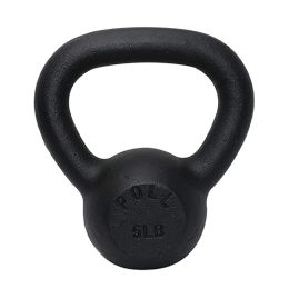 Arm Power Exercise Equipment Kettlebell for Home Fitness (Color: Black, Weights Available: 5LB)