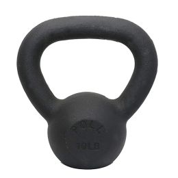 Arm Power Exercise Equipment Kettlebell for Home Fitness (Color: Black, Weights Available: 10LB)