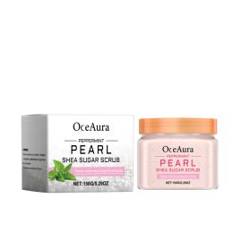 OceAura Mint Pearl Scrub, Moisturizing Body Scrub Tender And Smooth Skin Cleansing And Moisturizing Cream (Option: 150g-192.8g-2.83*2.83*2.28inch)