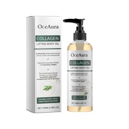 OceAura Collagen Lifting Body Oil, Moisturizing And Firming Arms Belly Fat Full Body Massage Oil (Option: 100ml-143.3g-1.69*1.69*6.02inch)